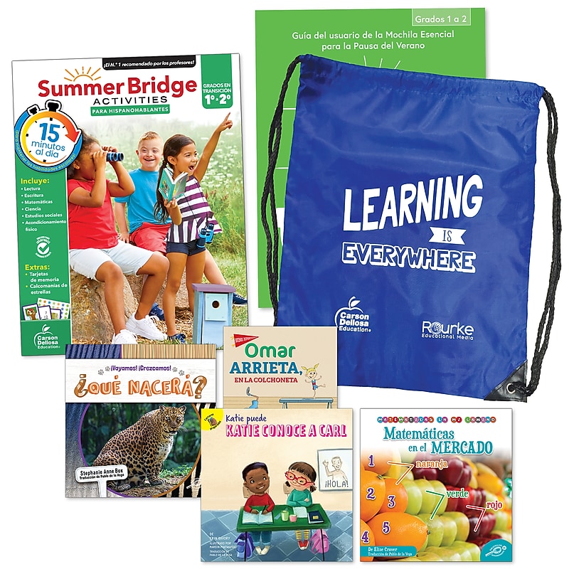 Summer Bridge Activities Summer Bridge Spanish Backpack, Grade 1-2 Workbook, 7/Set (CD-145437) image 1