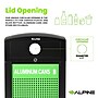 Alpine Industries GS Series Steel Recycling Bin, 80 Gallon, Green (ALP471-40-GSCM-MK)~#|#~059046A6-92B2-4A25-9C6C57FDAB848BB2_sc7