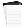 TRU RED™ Notepad, 5" x 8", Narrow Ruled, White, 50 Sheets/Pad, 6 Pads/Pack (TR57374)~#|#~05945CDA-015E-4E23-A04E6DCC994AF0A0_sc7