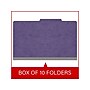 Medical Arts Press Pressboard Classification Folder, 1 Divider, 2" Expansion, Legal Size, Purple, 10/Box (DV-T52-14-3PRP)~#|#~0595D00A-6F13-4AA7-AD7B312ED9499BE9_sc7