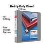 Staples Heavy Duty 1 1/2" 3-Ring View Binder, D-Ring, Gray (ST56329-CC)~#|#~0596DD8C-12BC-4804-8B62837AB242699F_sc7