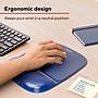 Staples TECH Gel Non-Skid Mouse Pad/Wrist Rest Combo, Blue Crystal (18259)~#|#~059B0E46-9349-4B39-A588DF23DEB2CAB9_sc7