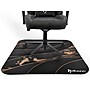 Arozzi Zona Quattro Carpet & Hard Floor Chair Mat, 45.7" x 45.7", Black/Gold (AZ-ZONA-QTRO-BKGD)~#|#~05A4CC4B-C343-4828-986F3EEE7CA63F5F_sc7