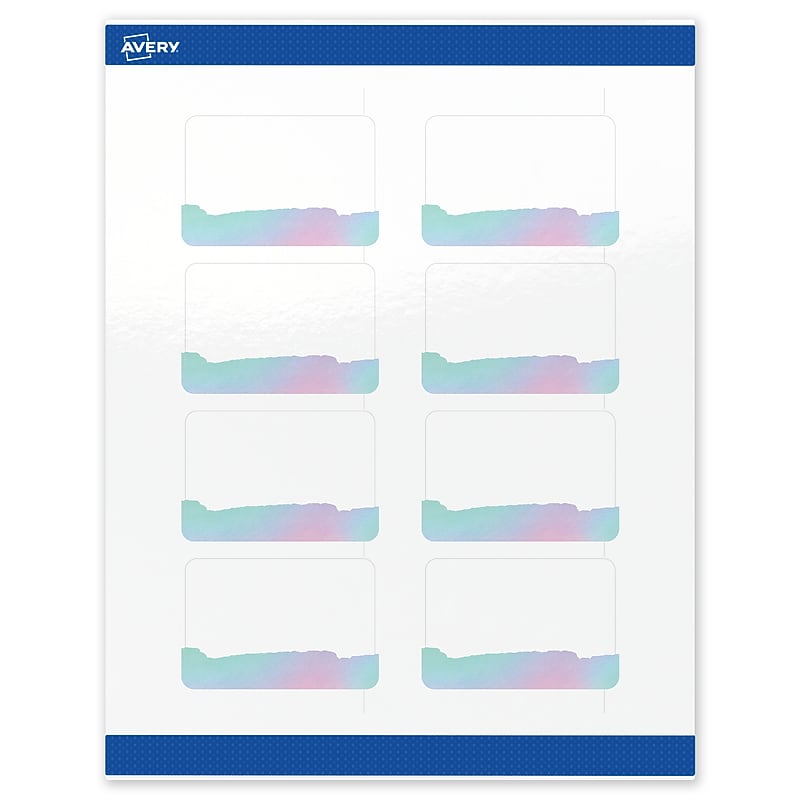 Avery Laser/Inkjet Rectangle Multipurpose Labels, 2" x 3", White, 80/Pack (S00-F3R) image 1