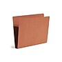 Smead Recycled Reinforced File Pocket, 5" Expansion, Letter Size, Dark Brown/Redrope, 10/Box (73691)~#|#~05AB948A-2524-477A-8262EF6BA50F2F76_sc7
