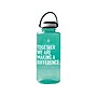 Baudville Drink it Up! "Making a Difference" Plastic Water Bottle, 36 oz., Green, 2/Pack (1396376P231)~#|#~05AC0B9C-C2B8-447C-BDED042FE969E9EB_sc7