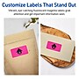 Avery Laser/Inkjet Rectangle Multipurpose Labels, 2" x 2-5/8", Neon Magenta, 300/Pack (94235)~#|#~05ACB11F-6E73-4F5D-A255FD6CAC98CC63_sc7
