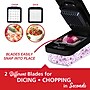 Brentwood Plastic Vegetable Chopper, Black/Silver (KA-5024BKS)~#|#~05ADD456-100A-4569-81A6C2B79967852E_sc7