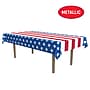 Beistle Fourth of July 54" x 108" Stars & Stripes Plastic Tablecover, 2/Pack (56591)~#|#~05AE8556-6D5B-4839-8F127D0C8544732E_sc7