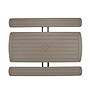 National Public Seating BMPT Series 30" x 72" Heavy Duty Picnic Folding Table, Brown (BMPT3072-BR03)~#|#~05B4001E-3F20-4BE9-A18E135779F9EC4D_sc7
