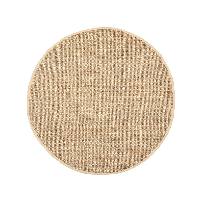 Safavieh Natural Fiber Collection 8' Round Indoor Area Rug, Handmade, Jute, Natural (NF747A-8R) image 1