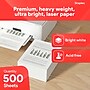 Staples 8.5" x 11" Laser Paper, 32 lbs., 98 Brightness, 500/Ream (85047 / 86047)~#|#~05B87283-5944-44F5-B922C95284F4F01D_sc7