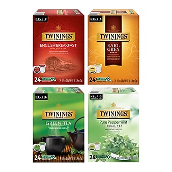 Twinings of London Variety Pack Assorted Teas, Keurig® K-Cup® Pods, 96/Carton (TNA54192)