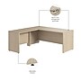 Bush Business Furniture Studio C 72"W L Shaped Desk with Return, Natural Elm (STC049NE)~#|#~05CB7CBD-1C7A-452E-ACE200D4934561B0_sc7