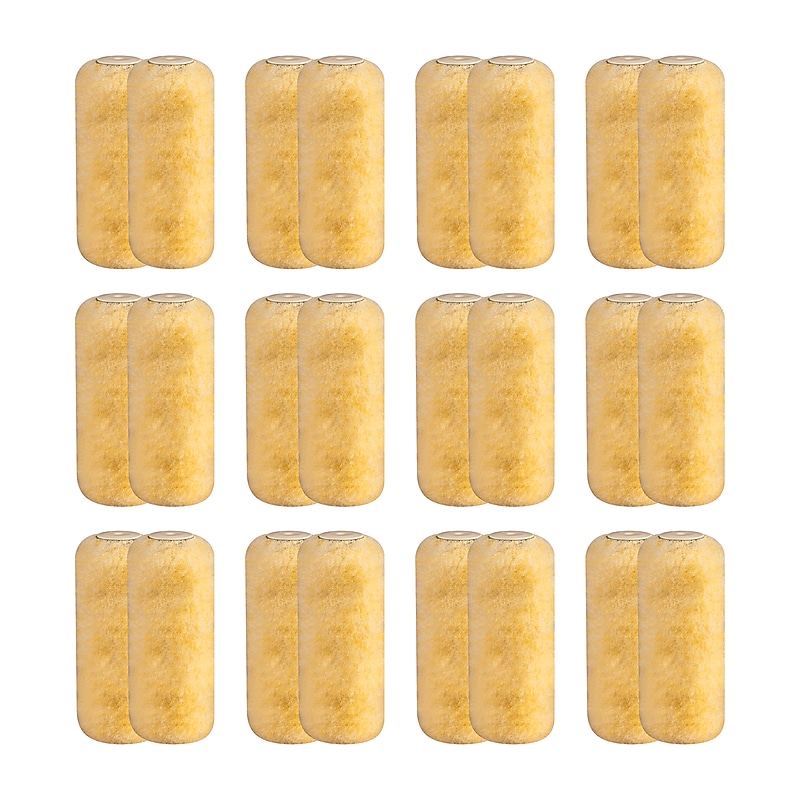 Wooster Brush Jumbo-Koter Super/Fab Roller Cover, 4.5"L, 0.75" Nap, Buff, 2/Pack, 12 Packs/Carton (0RR3090044) image 1