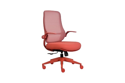 Tempur-Pedic Stratus Ergonomic Mesh/Fabric Swivel Executive Chair, Ruby (TP-STRATUS-RUBY) Simolary simolary.com