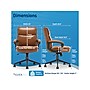 Click365 Transform 2.0 Ergonomic Bonded Leather Swivel Desk Chair, Cognac (CCHR10007A)~#|#~05DCE9D0-6E54-4239-91094DC736290993_sc7