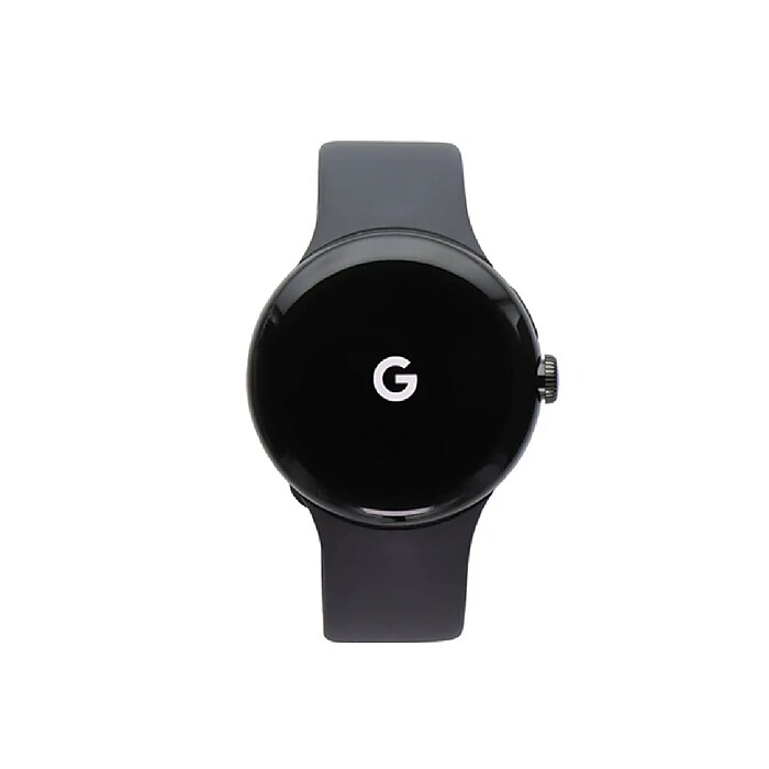 Google Pixel Watch 3, 41mm, Stainless Steel Case, Matte Black