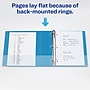 Avery Heavy Duty 3" 3-Ring View Binders, D-Ring, Periwinkle (17558)~#|#~05E03806-4819-4E35-833A30C9F150A4AB_sc7