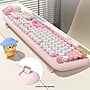 SaharaCase Wireless Ergonomic Keyboard and Mouse Combo, Pink (KB10)~#|#~05E1A7D6-3357-4555-BB5937A7DFEF479F_sc7