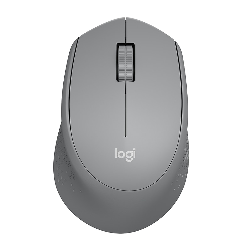 Logitech M330 Silent Plus Wireless Optical USB Mouse, Gray (910-004908) image 1
