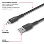 Staples TECH Micro USB to USB-A Charging Cable, 6.5 ft., Black (ST62328)~#|#~05E33351-28D1-43ED-873E61E05E575D57_sc7