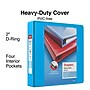 Staples Heavy Duty 2" 3-Ring View Binder, D-Ring, Light Blue (ST56287-CC)~#|#~05E36C9E-36B2-4E5F-A1F62F83231A7524_sc7