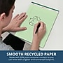 Roaring Spring Paper Products Enviroshades Notepad, 8.5" x 11.75", Wide Ruled, Green, 50 Sheets/Pad, 3 Pads/Pack (74193)~#|#~05E3E75C-C19F-4A00-B63383D39C1836D9_sc7