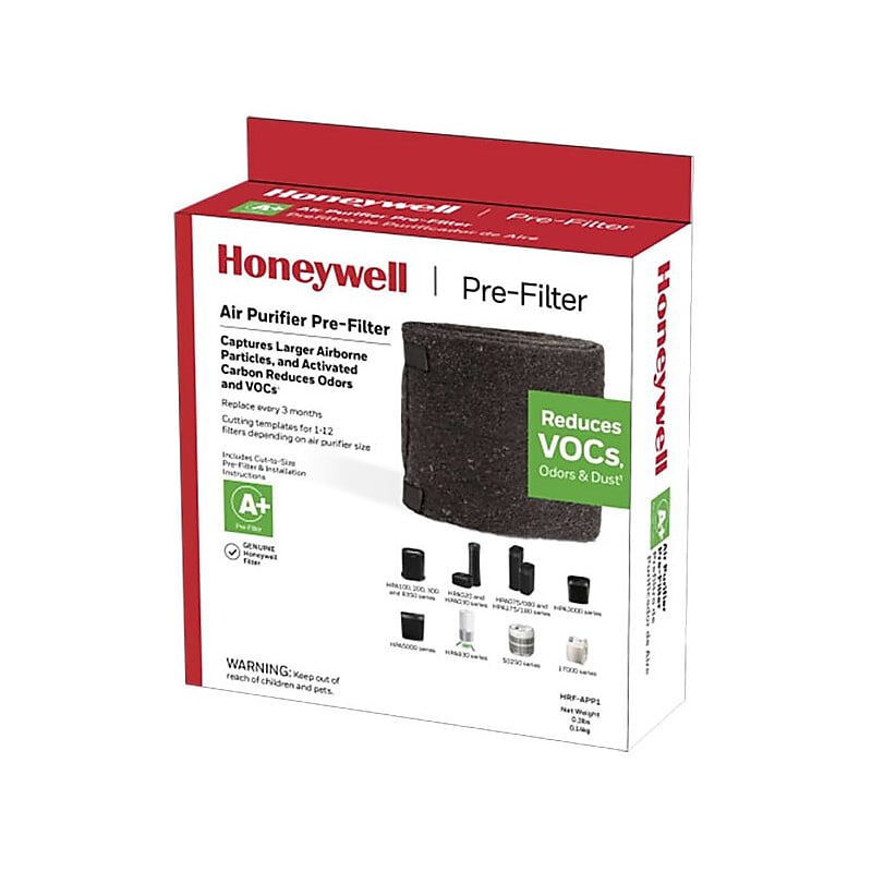Honeywell A+ Pre-Filter HEPA Air Purifier Filter, 16" x 47" x 0.13" (HWLHRFAPP1V1) image 1