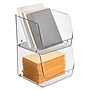 iDESIGN Small Stackable Plastic Storage Bin, Clear, 2/Pack (28013M2)~#|#~05EAC583-55EE-4AD2-97F77DB2D7C1ADA8_sc7