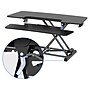 FlexiSpot M7 Series 40"W Manual Rectangular Adjustable Standing Desk Converter, Black (M7-E-40B)~#|#~05F38E99-AD24-409C-B01D5300D9EE64C6_sc7
