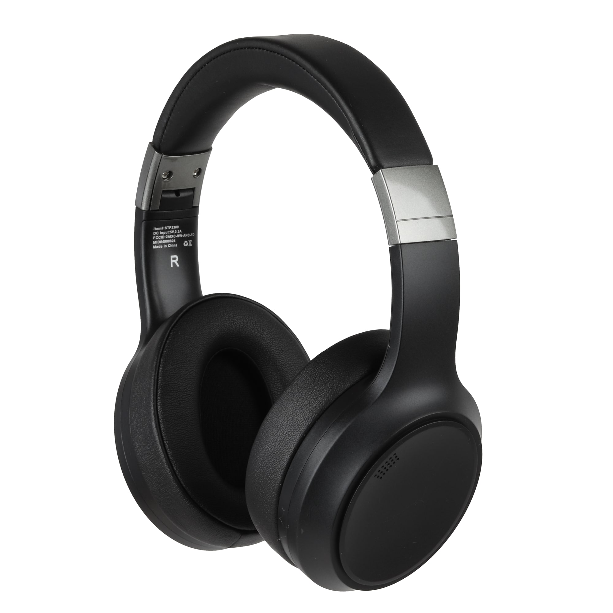 Vivitar Wireless Active Noise Canceling On-Ear Headphones, Bluetooth, Black (STP3300-BLK-T35-6) Sansujyuku sansujyuku.com