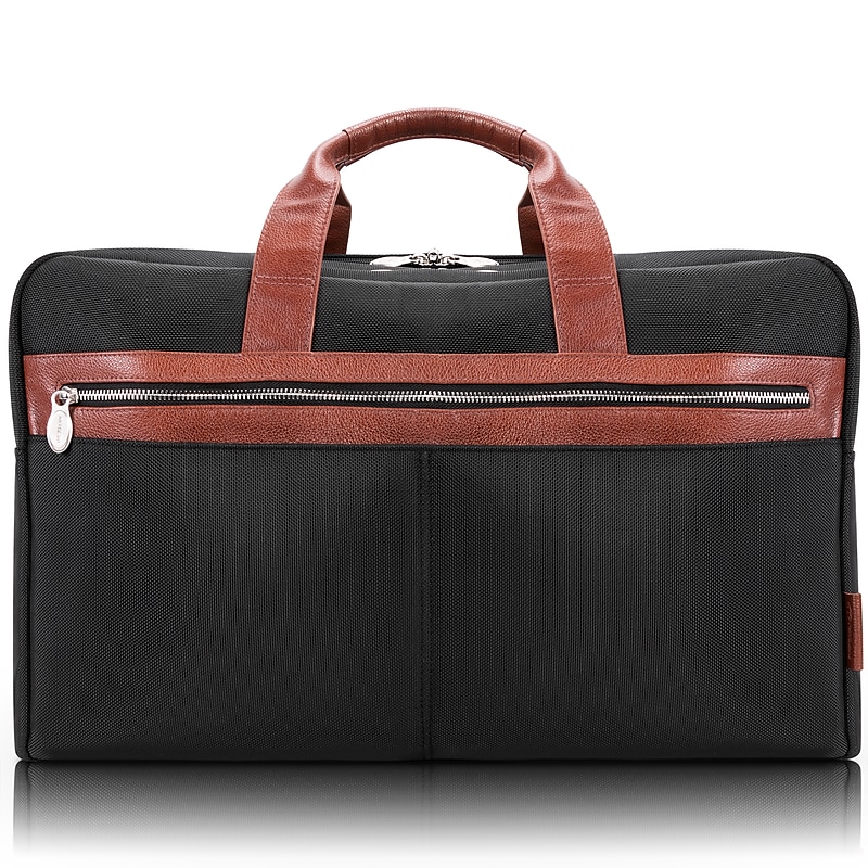 McKlein Wellington 21" Nylon Carry-On Travel Duffel, Black (79115) image 1