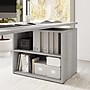 Bush Business Furniture Stratus 72"W Electric Adjustable Standing Desk with Bookcase, Platinum Gray (SUT006PG)~#|#~0603BCBB-2B9C-4240-82526CEC8078F510_sc7