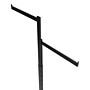 Nahanco 2 Way Rectangular Tubing Garment Rack, Black (B90)~#|#~0606169B-5578-437C-8288B3FFA7022023_sc7