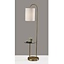 Adesso Amira 64"H Antique Brass Floor Lamp with Drum Shade (4062-21)~#|#~0606AFFE-EF69-4BC5-878BB7D343375E7D_sc7