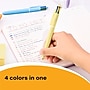 BIC 4-Color Retractable Ballpoint Pen, Medium Point, 1.0mm, Assorted Ink, 3/Pack (MMAP3-AST)~#|#~0607AFFB-5BFA-42B9-B03F7F64142D4DFB_sc7