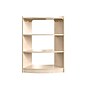 Flash Furniture Bright Beginnings 3-Section Open Corner Storage Unit, 31.5"H x 24"W x 11.75"D, Brown (MK-KE24077-GG)~#|#~060B6DFF-4749-4EA8-BB79EFABE12FF473_sc7