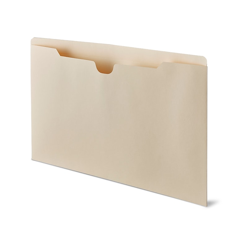 Staples Reinforced File Jacket, Legal Size, Manila, 100/Box (TR418210) image 1
