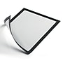 Durable DURAFRAME Sign Holder, 8.5" x 11", Wall Mounted, Vertical/Horizontal, Bottom/Side Loading, Black/Silver, 2/Pack (477101)~#|#~060F1E53-961B-4B1E-855A6417D55E7AA1_sc7