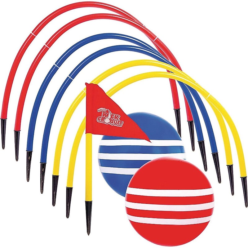 Franklin Jumbo Kick Croquet, Multicolored (W15100) image 1