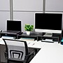 Mind Reader Adjustable Dual Monitor Stand, Up to 44 lbs., Black (MDFMOND-BLK)~#|#~0610D785-F74B-430B-A4CE224620BD6C72_sc7