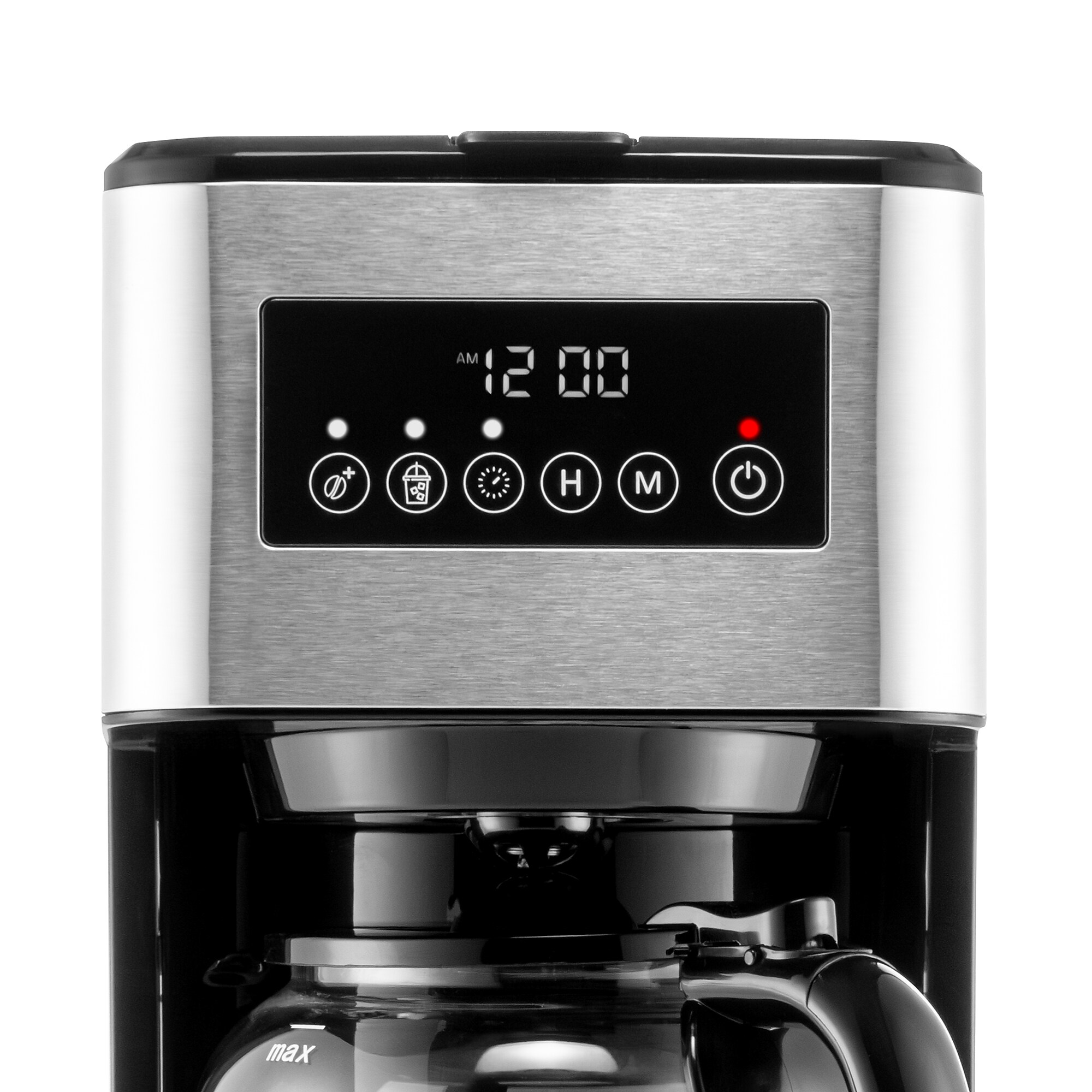 Melitta Aroma Tocco Plus 12-Cups Automatic Drip Coffee Maker, Black/Stainless Steel (MCM011PULBK0) Sansujyuku sansujyuku.com