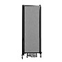 National Public Seating Robo Series 11-Panel Folding Mobile Room Divider, 72"H x 256"W, Grey Fabric (RDB6-11PT02)~#|#~06122BF8-CD5E-49C4-A2A2A2BDFAF6EE72_sc7