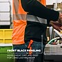 Ergodyne GloWear 8294BK High Visibility Short Sleeve Black Bottom T-Shirt, ANSI Type R Class 2, Orange, 4XL (22288)~#|#~06178B7A-3BF2-4DFC-96BF1085F4ABAF32_sc7