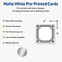 Avery Silver-Metallic Black Matte Blank Card, White, 120/Pack (S00-FKG)~#|#~061BD5A0-E23B-4965-A4527ABC16D381D7_sc7