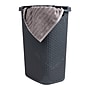 Mind Reader 15.85-Gallon Laundry Hamper with Lid, Plastic, Gray (60HAMP-GRY)~#|#~061DD902-3BA7-4ACE-858E8F70DC6F125A_sc7