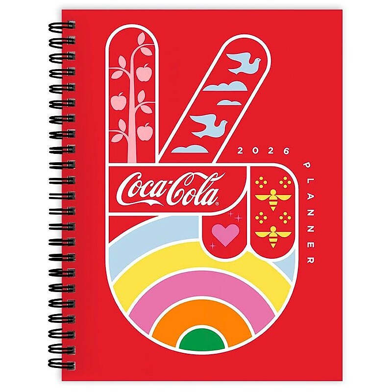 2026 TF Publishing Coca-Cola 6.5" x 8" Weekly & Monthly, Paperboard Cover, Multicolored (26-9234) image 1