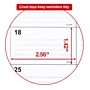 2026 Staples 18" x 11" Monthly Desk Pad Calendar, White/Black (ST17392-26)~#|#~0625C7BB-60F6-4CF4-AE78746AA728B45F_sc7