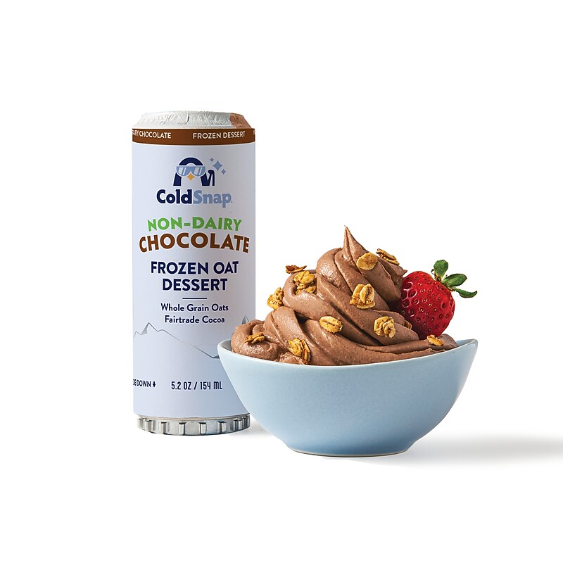 ColdSnap Chocolate Oat Frozen Dessert Mix, Single Serve Pods, Dairy Free, 12 Pods/Pack, COLDSNAP MACHINE REQUIRED (600044) image 1